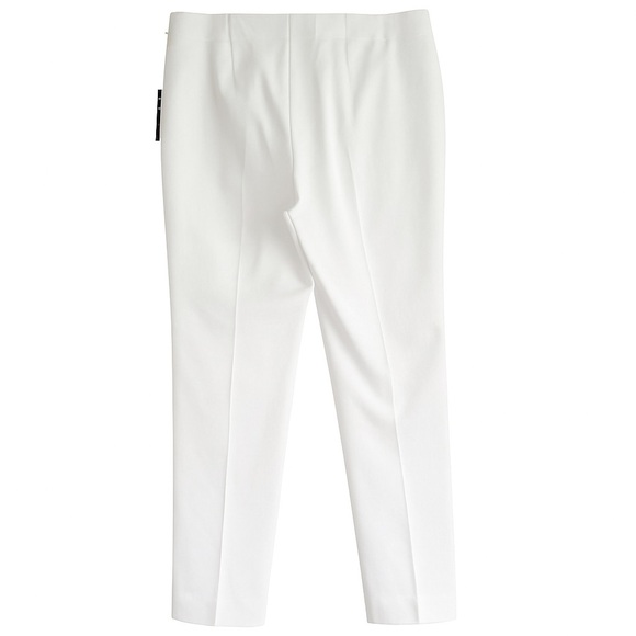 NWT Vince Camuto Ivory Side Zip Ankle Pants Polished Essentials Size 8 - Picture 2 of 6